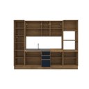 Ver imagem 4 de Cozinha Modulada Celeste Kappesberg 100% MDF Nogueira-Azul 300cm