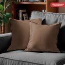 Ver imagem 4 de Kit 2 Capas de Almofadas Velusoft Castor 45x45cm cama inbox