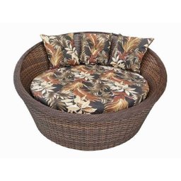 Chaise Nova Delhi - Tecido Revieira Marrom - 1