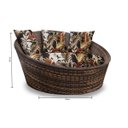 Ver imagem 2 de Chaise Nova Delhi - Tecido Revieira Marrom