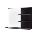 Ver imagem 2 de Espelho para Banheiro com Prateleiras Lugano 60 X 45cm - Preto
