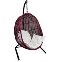 Ver imagem 1 de Balanço Bogotá em Corda Náutica Vinho - Tecido Duna Cru