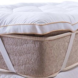Pillow Top Toque de Plumas Casal Branco Niazitex - 2