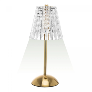 Luminária de Mesa Led 3 Tons Usb Leumina 12,5cm X 12,5cm X 30cm Dourada Plástico