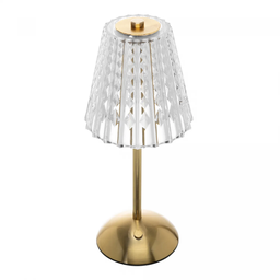 Luminária de Mesa Led 3 Tons Usb Leumina 12,5cm X 12,5cm X 30cm Dourada Plástico - 2