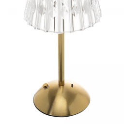 Luminária de Mesa Led 3 Tons Usb Leumina 12,5cm X 12,5cm X 30cm Dourada Plástico - 3