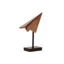 Ver imagem 1 de Escultura Decorativa Avião em Madeira 25,5cm 19870 Mart