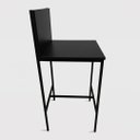Ver imagem 7 de Banqueta Alta Madeira com Encosto Kiel Cor Preto - Kmj