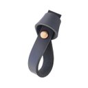 Ver imagem 1 de 02 Puxadores Nó Parafuso - Couro Legítimo Azul Marinho:Rose Gold