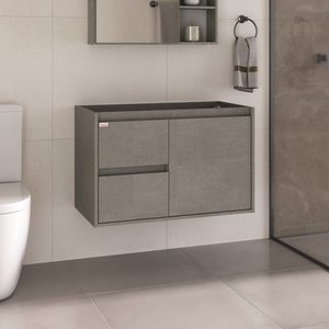 Gabinete para Banheiro Valentina 78cm - Fabribam Gabinetes