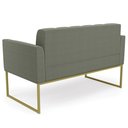 Ver mais imagens de Sofá Namoradeira Base Industrial Dourado Ana Bouclé Menta - Ibiza
