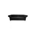 Ver imagem 1 de Sofá Chesterfield Conde Del 2,30m Suede Preto / decoração , Sala , Recepção