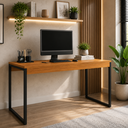 Ver imagem 1 de Mesa para Escritório Profissional Diretor 1,50 - Freijó