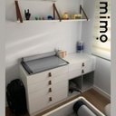 Ver imagem 4 de 02 Puxadores DobaTwo Parafuso - Couro Legítimo Azul Marinho:Preto