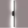 Arandela Perfil Led Slim Luz Indireta 240leds 1 Metro Preto - 2
