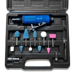 Kit Mini Retifica Pneumatica PDR PRO-430K Com Maleta e Acessorios Potencia 0,3Hp 25.000rpm - 6