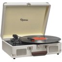 Ver imagem 1 de Vitrola Toca Discos Vinil Retro Bluetooth USB Auxiliar Reproduz e Grava Em Mp3 Bivolt Vintage Raveo