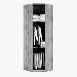 Guarda-Roupa Canto Modulado 1 Porta Obliquo - 2