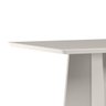 Mesa Jantar Quadrada 90 X 90 com Vidro 3mm Julia sem Cadeiras - Off White - Édecasamóveis - 3