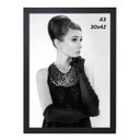 Ver imagem 1 de Porta-retrato Moldufoto para Fotos 30 X 42 (a3) Moldura Lisa de 2 Cm - Preto