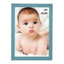 Ver imagem 2 de Porta-retrato Moldufoto para Fotos 21 X 30 (a4) Moldura Lisa de 2 Cm - Azul Celeste