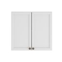 Ver imagem 1 de Armário Cozinha 80cm 2 Portas Unna - Branco