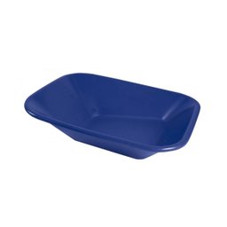 Kit 2 Caçamba Plástica para Carrinho Azul 60 Litros Sem Furos - 1