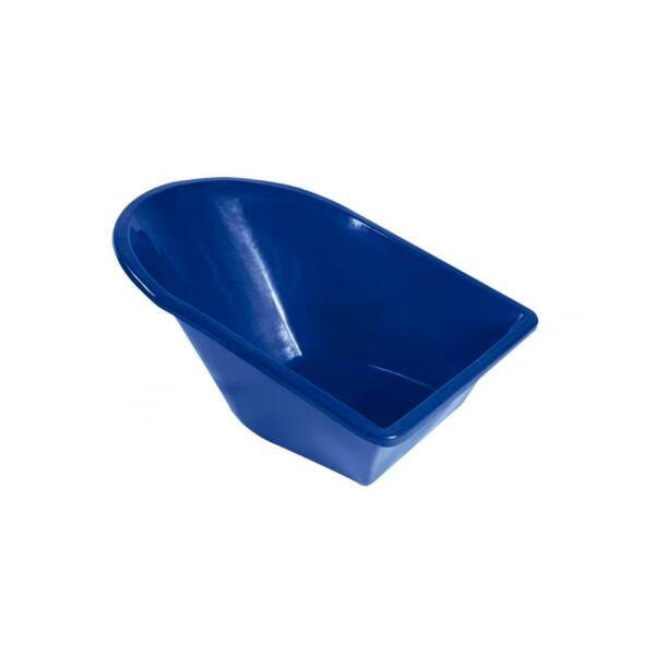 Caçamba Plástica sem Furação para Carrinho de Mão com Anti-UV 90 litros Azul - Metasul