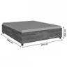 Base de Cama Box Casal Mônaco Preto Fosco - Tcil Móveis - 3