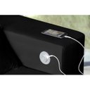 Ver imagem 2 de Sofá 5 Lugares Smart Preto Retrátil, Reclinável 3,02 Metros Tecnologia Carregamento 3 portas USB