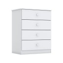 Ver imagem 3 de Cômoda Infantil Henn Labirinto 4 Gavetas Branco I714-10