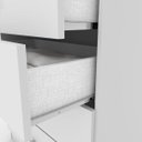 Ver imagem 4 de Cômoda Infantil Henn Labirinto 4 Gavetas Branco I714-10