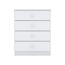Ver imagem 2 de Cômoda Infantil Henn Labirinto 4 Gavetas Branco I714-10