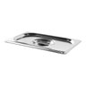Tampa Para Cuba Gastronomica Gn 1/9 176x108 E 0,7mm Aço Inox - 1