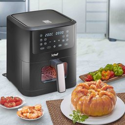 Fritadeira Elétrica Airfryer Ichef Smart Vision 6l | 127v - 6