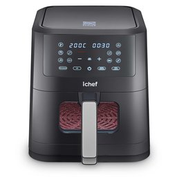 Fritadeira Elétrica Airfryer Ichef Smart Vision 6l | 127v - 1