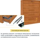Ver imagem 5 de Cômoda CR35478 2 Portas e 5 Gavetas MDP Cinamomo Multimóveis