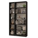 Ver imagem 3 de Kit Madesa Estante Livreiro 6908 + Estante Livreiro 6906 - Preto