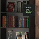 Ver imagem 7 de Kit Madesa Estante Livreiro 6908 + Estante Livreiro 6906 - Preto