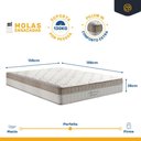 Ver imagem 7 de Cama Box Baú com Colchão de Molas Ensacadas Pillow In Anjos Premium Dream Queen 158cm
