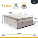Ver imagem 5 de Cama Box Baú com Colchão de Molas Ensacadas Pillow In Anjos Premium Dream Queen 158cm
