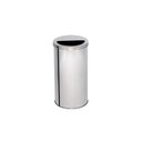 Ver imagem 1 de Lixeira de Inox 35l com Aro Meia Lua 30x50