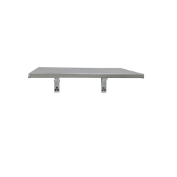 Mesa Prateleira Aço Inox Dobrável 50 X 40cm, Móvel, Retrátil Ajustável. Absoluto Metais - 2