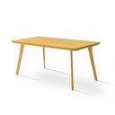 Ver imagem 1 de Mesa de Jantar Millena em Madeira Maciça 120x80 com Pés de Madeira - Imbuia