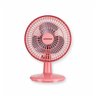 Mini Ventilador Turbo Ventimais 3 Pás 20cm 2 Velocidades Rosa e Prata 110v - 1