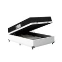 Ver imagem 4 de Cama Box Baú Viúva + Colchão D33 One Face - 61x128x188cm - E-shop Casa - Couro