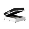 Cama Box Baú Viúva + Colchão D33 One Face - 61x128x188cm - E-shop Casa - Couro - 4