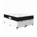 Ver imagem 5 de Cama Box Baú Casal Bipartido + Colchão D33 One Face - 61x138x188cm - E-shop Casa - Couro