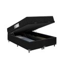 Ver imagem 4 de Cama Box Baú Casal Bipartido + Colchão D33 One Face - 61x138x188cm - E-shop Casa - Suede