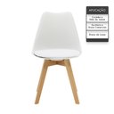 Ver imagem 3 de Kit 2 Cadeiras Saarinen Wood com Estofamento Várias Cores